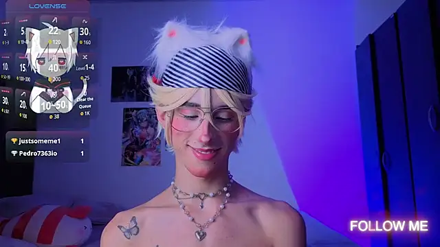 הופעת וובקאם של Kitsuneplay_