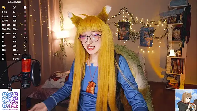 צ'אט XXX בשידור חי של koshkasenpai