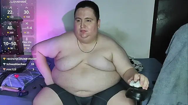 Show de Gorditohot na webcam