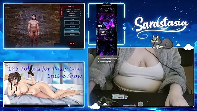 צ'אט XXX בשידור חי של Sarastasia417