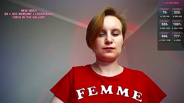Chat +18 de KinkyMissCherry ao vivo