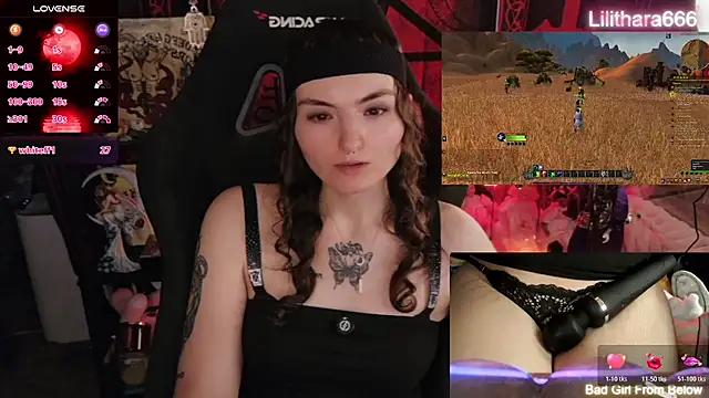 Lilithara666 élő XXX-chatje