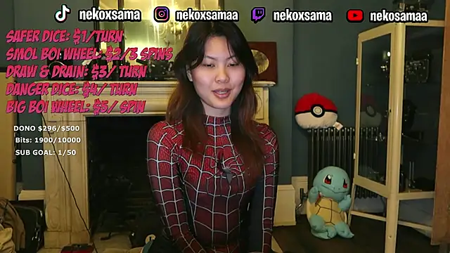 NekoxSama 라이브 XXX 채팅