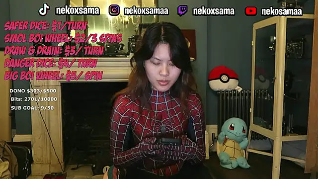 NekoxSama Adlı Modelin Canlı XXX Sohbeti
