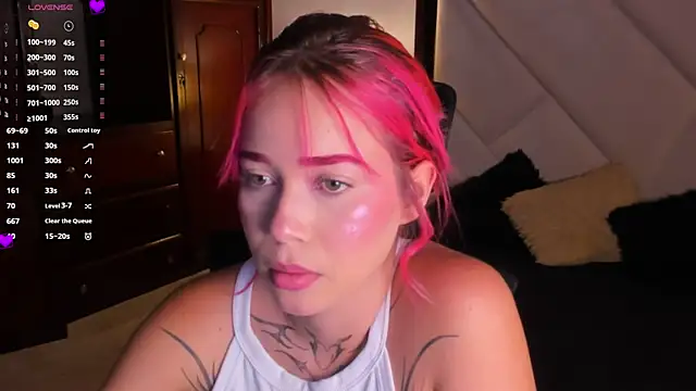 pinkiflame 라이브 XXX 채팅