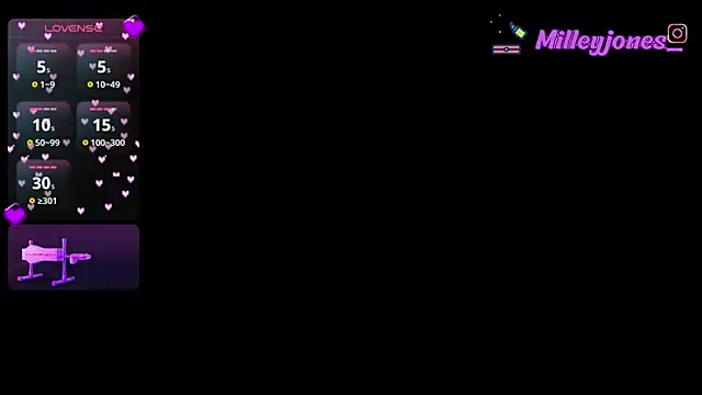 MilleyJones' Live XXX Chat