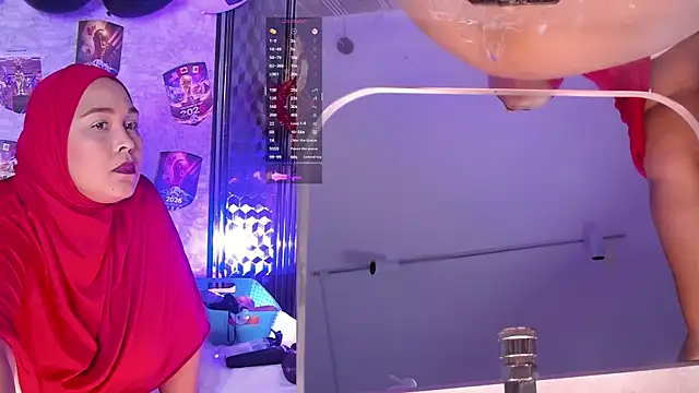 BBWHijabのライブXXXチャット