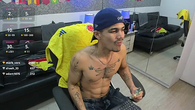 Chat +18 de Jared_Cole ao vivo