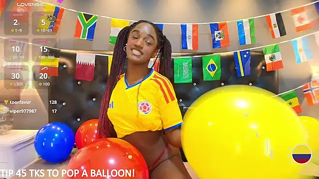 Chat +18 de Chloebrunnie ao vivo