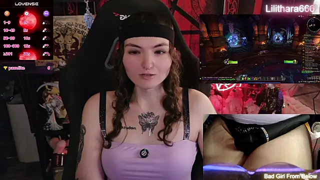 Lilithara666 élő XXX-chatje