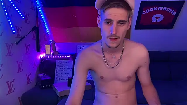 Cookieboy88 élő XXX-chatje