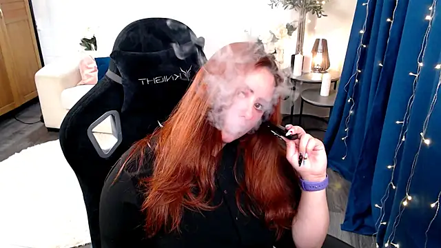 Show de XGingerDollX na webcam