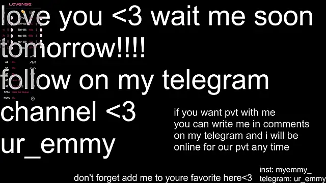 แชท XXX สดของ My_Emmy
