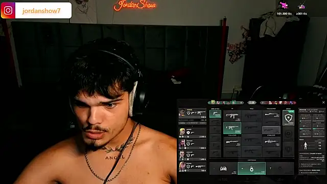 JordanShow élő XXX-chatje