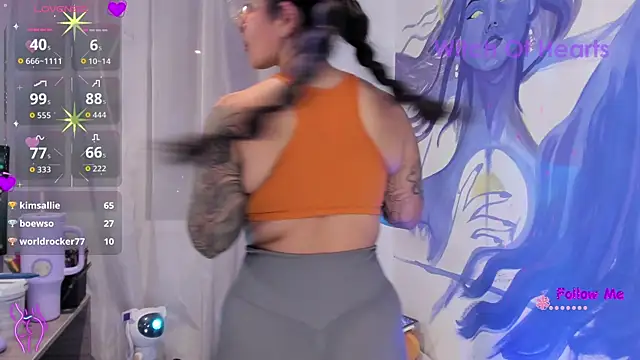 Chat +18 de witchviolet ao vivo