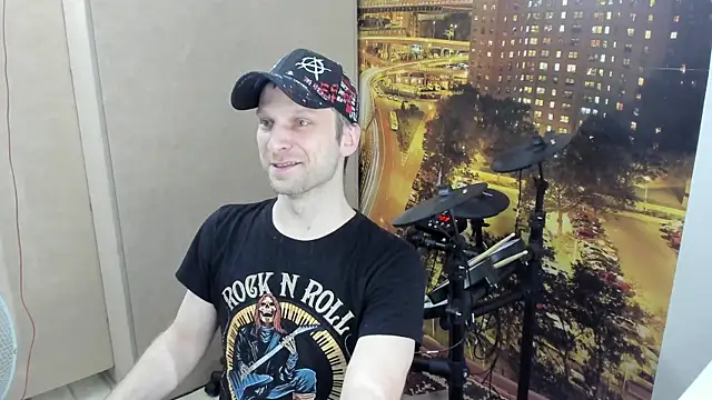 NakedDrums webkamerás műsora
