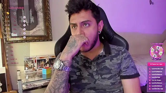 Show de C_Deal na webcam