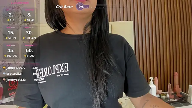 Chat +18 de NINAMARTINS ao vivo