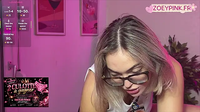 zoeypink 라이브 XXX 채팅