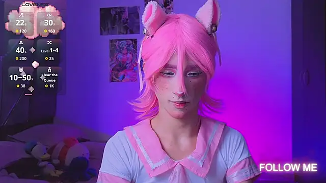 XXX chat uživo modela Kitsuneplay_