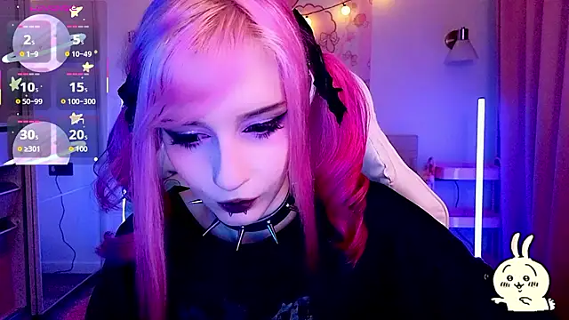 XXX chat uživo modela GothicLali