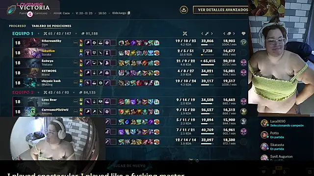 XXX chat uživo modela JohanaJuega