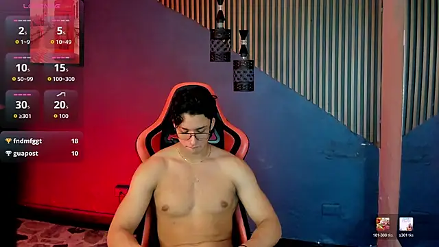 Show de Axxel_Muscle na webcam