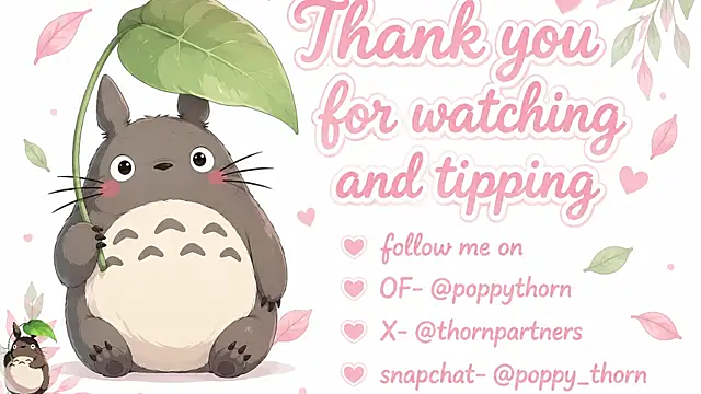 Chat +18 de xPoppyThornx ao vivo