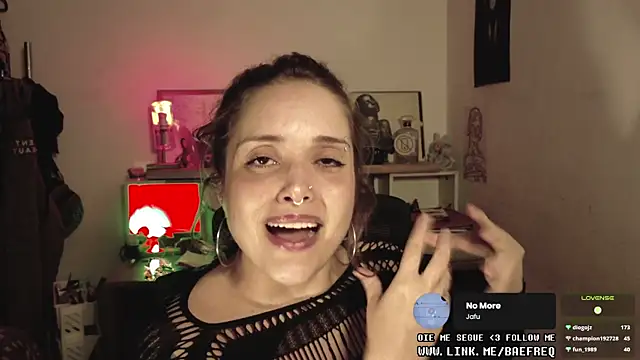 Show de BaeFreq na webcam