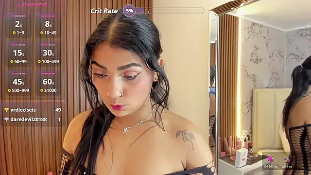 NINAMARTINS Adlı Modelin Canlı XXX Sohbeti