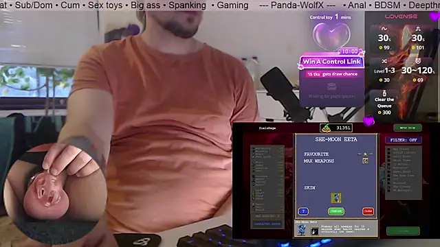 Chat XXX ao vivo de Panda-WolfX