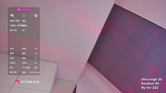 Chat XXX en directo de Mrs_Tory