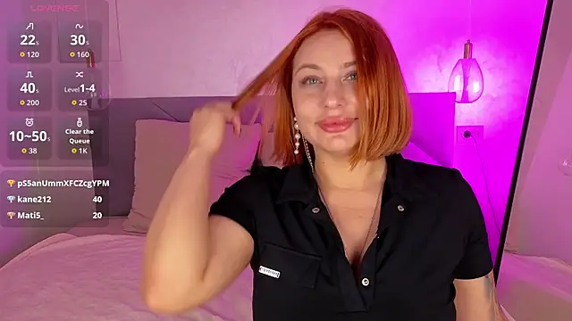 Chat +18 de FoxyRedMamy ao vivo