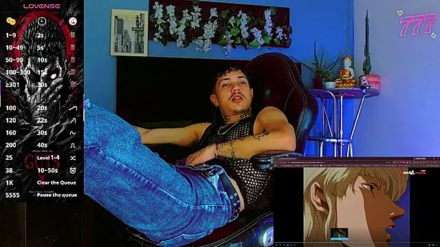 Chat +18 de HannibalLester ao vivo