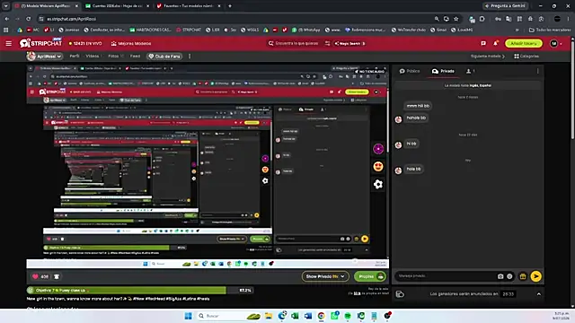 AprilRossi Adlı Modelin Canlı XXX Sohbeti
