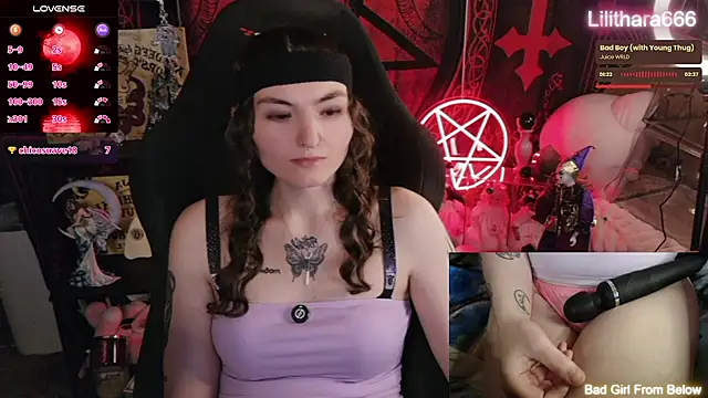 Show webcam de Lilithara666