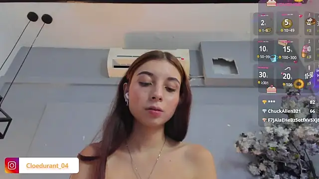Chatroom XXX en direct de Cloedurant