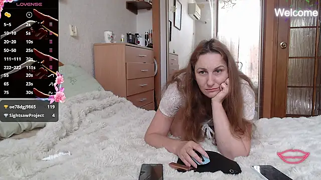 Chat XXX ao vivo de Yevgeshka-Milashka