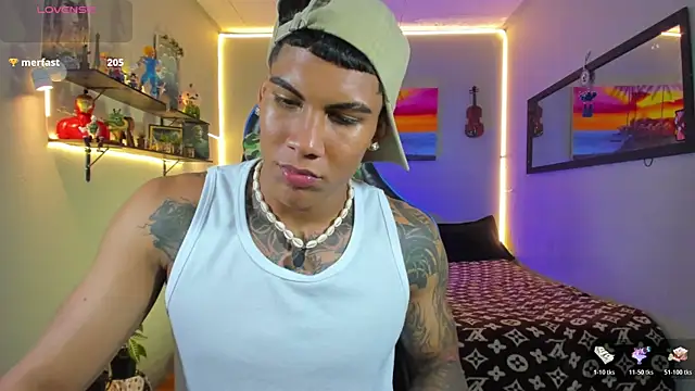 Show modela Damian_latinxxx na web-kameri