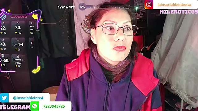 LaInsaciableIntensa Live XXX-chat