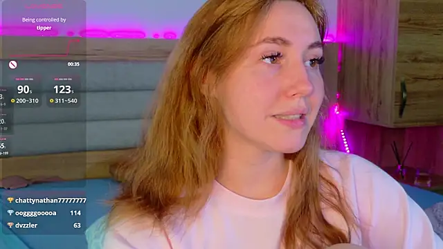 Chat +18 de LunaXBaddie ao vivo