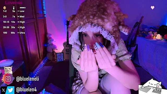 bluelen 现场XXX聊天