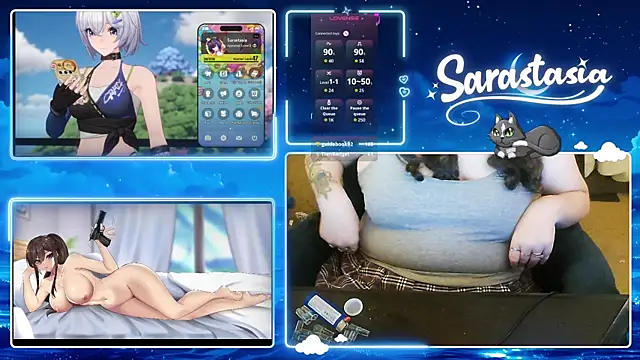 Sarastasia417 élő XXX-chatje