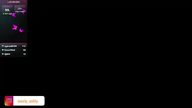 Chat XXX ao vivo de wesly_ashly