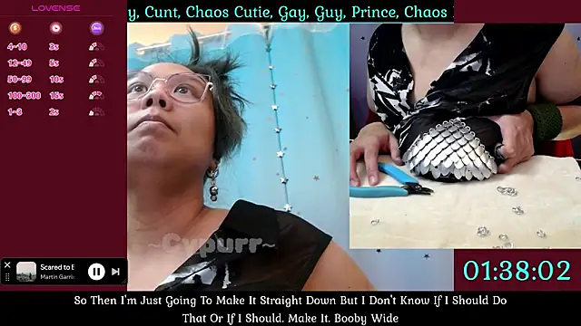 Chat XXX ao vivo de Cypurr