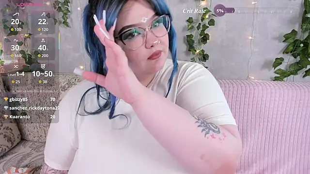 Chat +18 de _CandyM1lky_ ao vivo