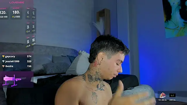 Ian_Castillo_ élő XXX-chatje