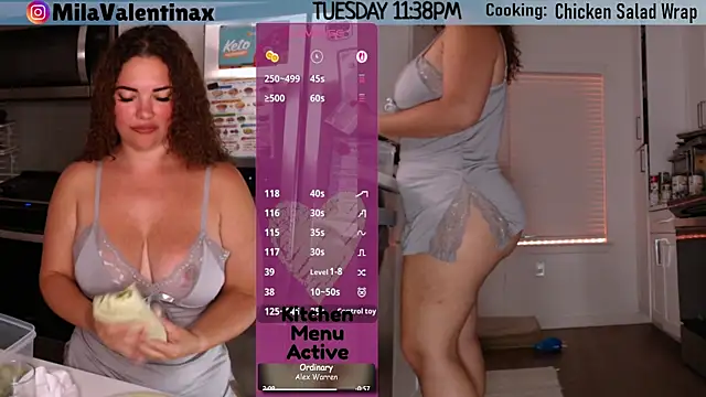 Chatroom XXX en direct de MilaValentina