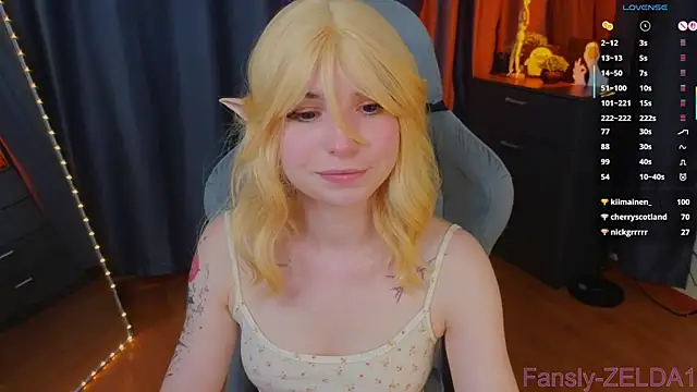 zelda_1 Adlı Modelin Canlı XXX Sohbeti