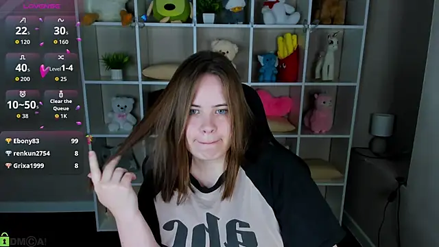 EricaElliott élő XXX-chatje